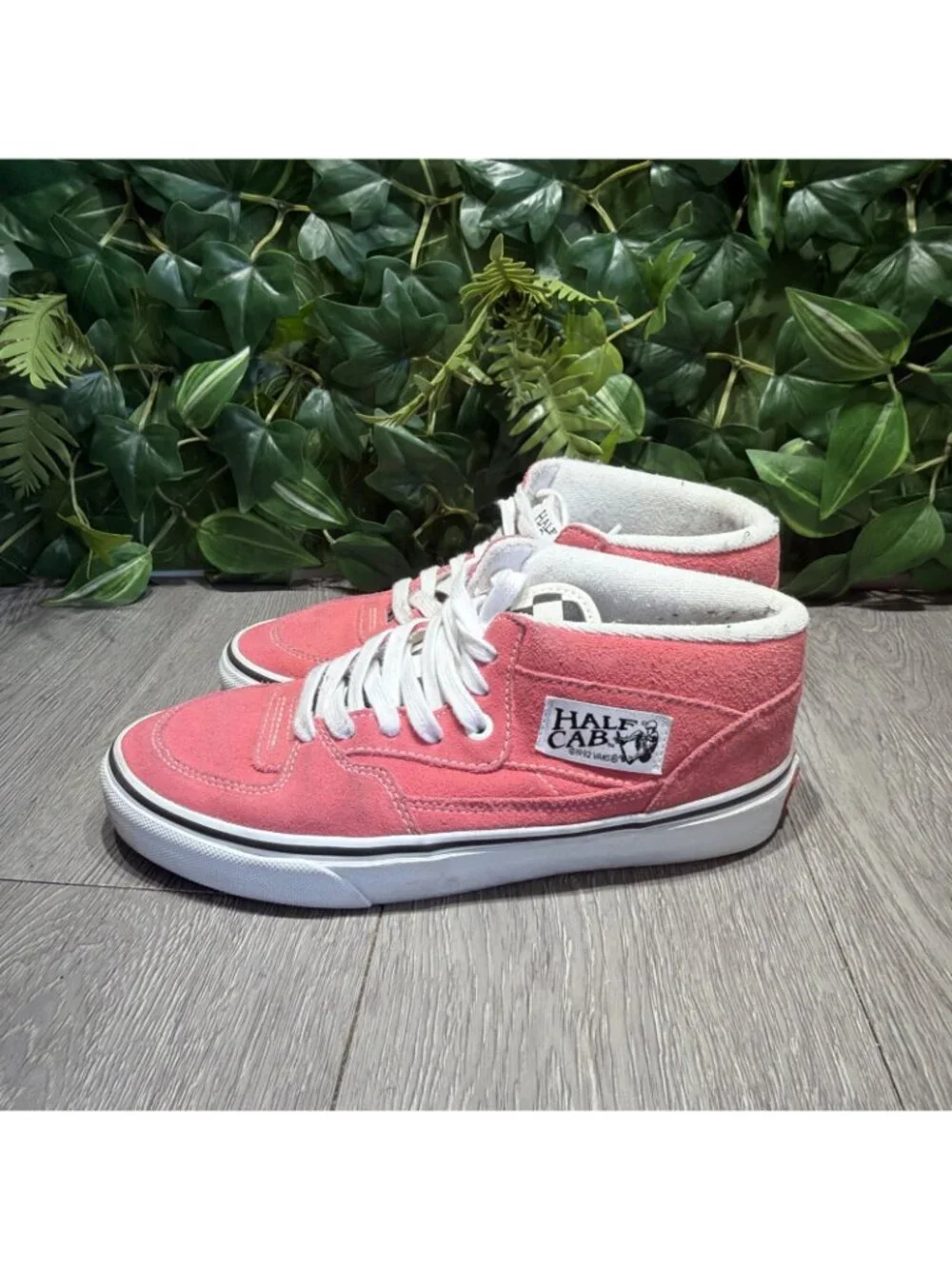 Vans Ultracush Mid Half Cab Suede Pink Men's Size 7 Women 8.5